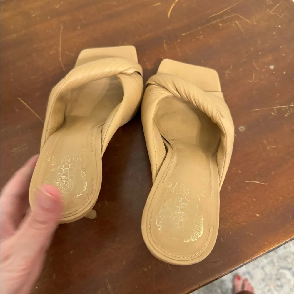 Vince Camuto Tan Mules Salete - Picture 7 of 7